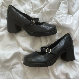Y2K Mudd chunky Mary Janes